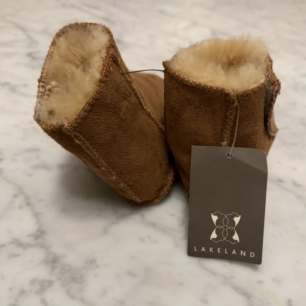 NWT Sheepskin Booties by Lakeland for Infant (like Uggs)